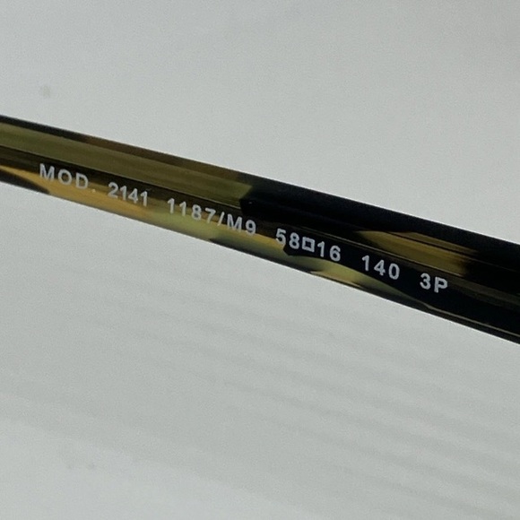 Versace Men Sunglasses Camo Polar Green Square 2141 1187/M9 58/16/140 Case Cloth - Picture 5 of 13